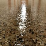 glossy epoxy flooring
